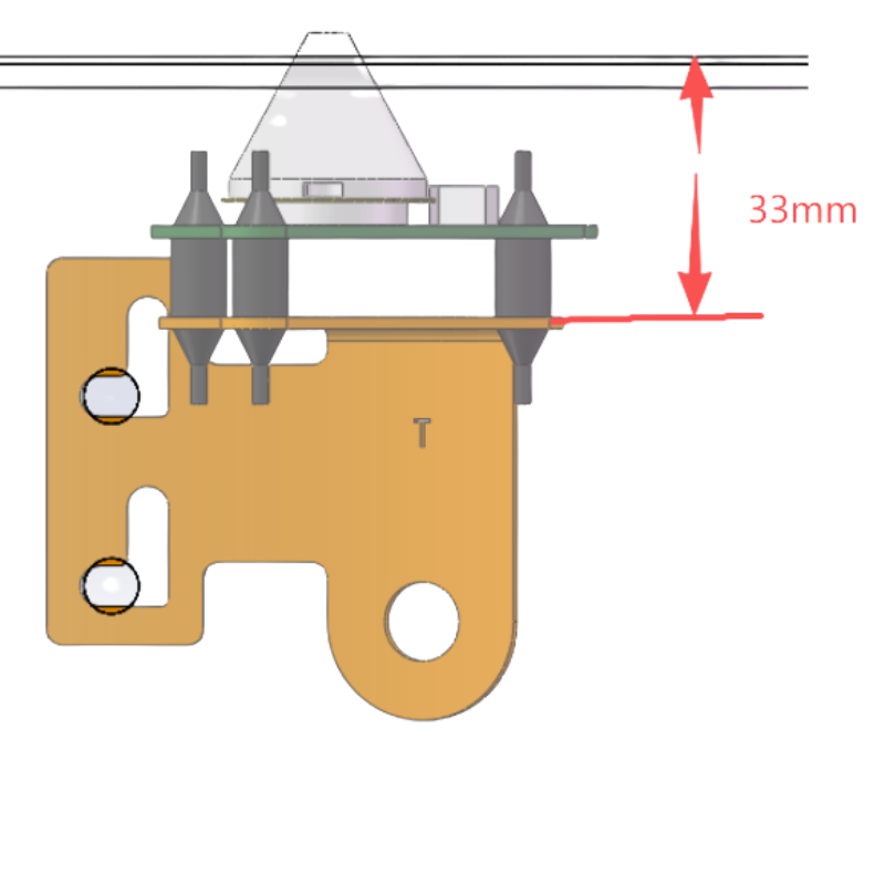 Dual-Zone Acoustic Drum Trigger – Adjustable Cone