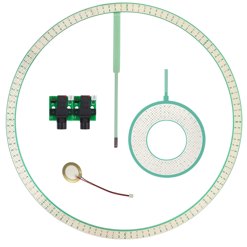 Acoustic-to-Electronic Ride Conversion Bundle – Edge Trigger, Bell Trigger, 2 PCB Units & Piezo Trigger components