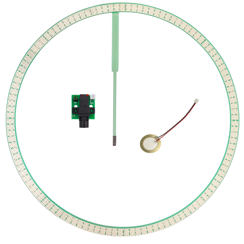 Dual-Zone Crash Conversion Bundle – 360° Edge Trigger, PCB & Piezo (14” / 17” / 20”) components for electronic cymbals.