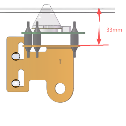 Dual-Zone Acoustic Drum Trigger – Adjustable Cone